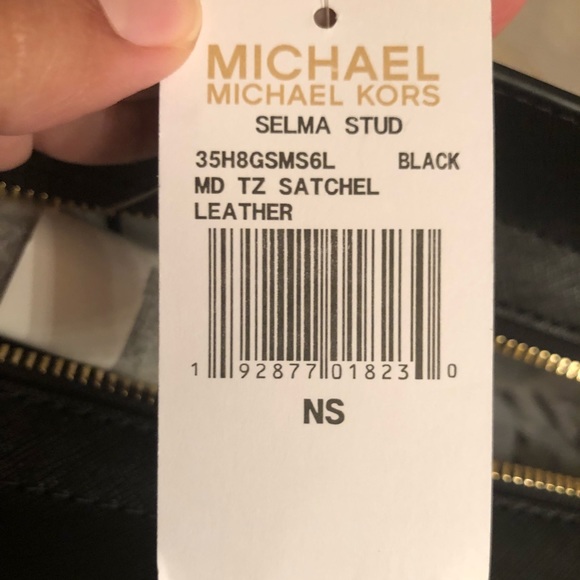 Michael kors SELMA studded medium satchel bag - Picture 8 of 8